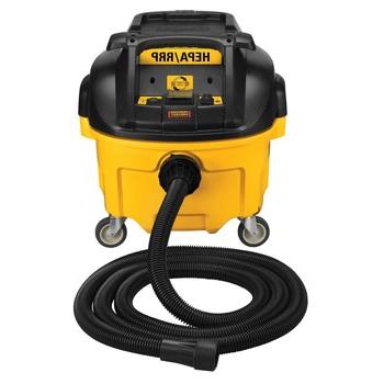 干湿真空| Dewalt DWV010 120V 15安培8加仑HEPA/RRP湿/干绳除尘器